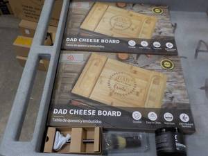 2 Dad Cheese Boards and Shaving Kit...