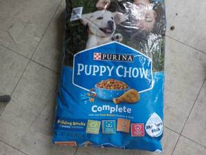 16.5 lb. bag Purina Puppy Chow...