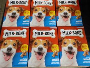 6 - 24 oz Boxes Milk Bone Biscuits...
