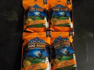 4 - 11 oz Bags Blue Boo Bars Dog Bi...