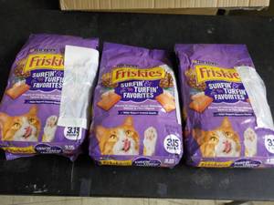 3 - 3.15 lb. Bags Purina Friskers C...