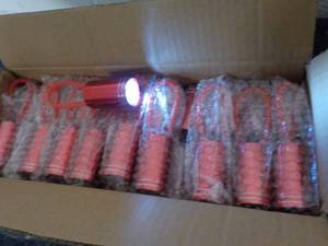 Case of 50 LED Red 4 Flashlights...