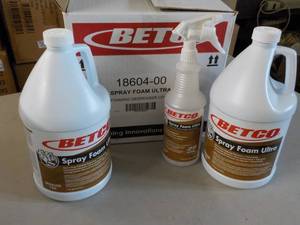 2 Gallon Jugs BETCo Spray Foam Ultr...