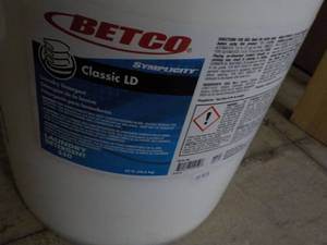5 Gallon Pail Betco classic LD Laun...