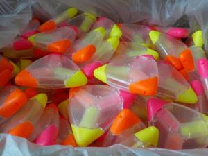 Case of 300 Triangular Yellow, Oran...