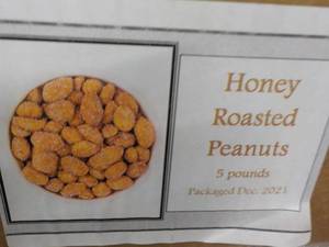 5 lb. Box Honey Roasted Peanuts...