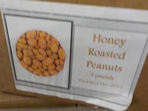 5 lb. Box Honey Roasted Peanuts...