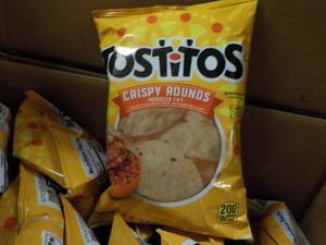 Case of Tostitos Crispy Rounds...
