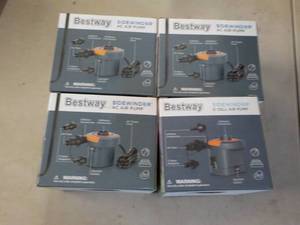4 Bestway Sidewinder Air Pumps...
