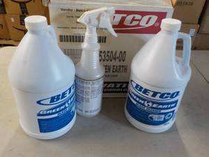 2 Gallon Jugs BETCO Glass Cleaner a...