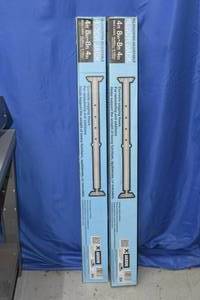 lot 35 image: New Telescoping adjustable floor jacks set of 2