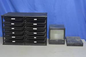 lot 51 image: paper tray, phillips tv MV 34 Multivision processor