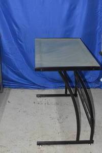 lot 52 image: Small glass top desk