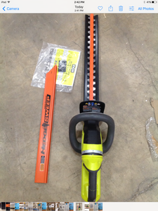 lot 14 image: Ryobi Hedge Trimmer - Good condition - review all pictures