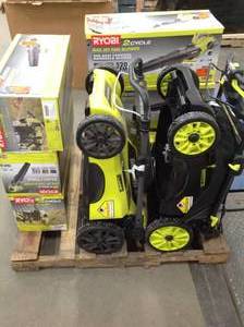 lot 19 image: Mix Lot of Ryobi Tools - Jet Fan Blowers and Battery Lawn Mowers Original Customer Returns Varius Conditions Review all pictures