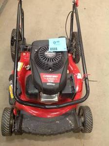 lot 44 image: Troy-Bilt 21 in. 160cc GCV Series Honda Engine 3-in-1 Gas Walk Behind Push Lawn Mower with High Rear Wheels Used - Review all pictures