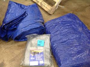 lot 50 image: Mix Lot of Tarps - 4-5 count - review all pictures