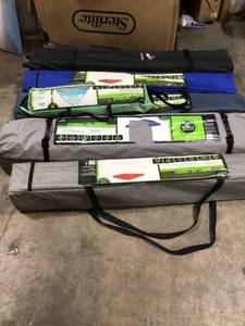 lot 29 image: Lot with Assorted tents different styles and condition Customer Returns see the pictures  Not inspected it maybe missing or damaged pcs