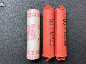 2 Rolls of Pennies 1 Roll of Nickels