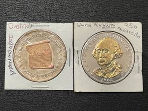 Washington and Constitution Tokens