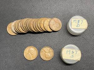 1937-D and 1937-S Lincoln Cents