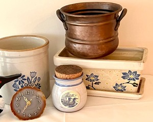 lot 133 image: Decorative Crock, Planters and More