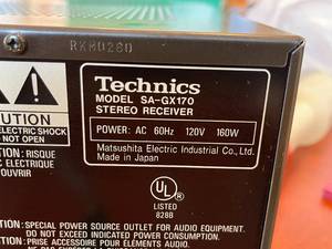 lot 39 image: Technics Stereo Receiver