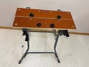 lot 54 image: Black and Decker Collapsible Workmate Workbench