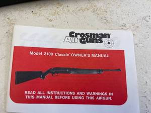 lot 58 image: Crossman Air Gun with Scope