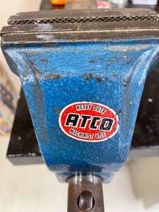 lot 76 image: ATCO Heavy Duty Mechanics Bench Vise 125 Rapid