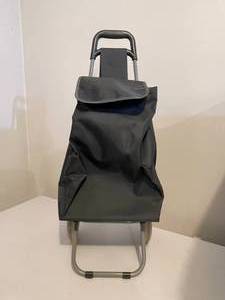 lot 106 image: Folding Rolling Grocery Cart