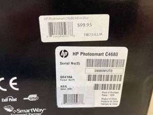 lot 157 image: Hewlett Packard Photosmart C4680 New in the Box