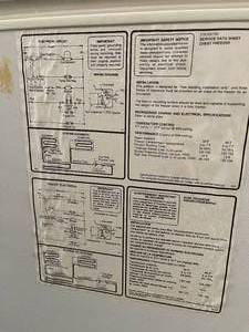 lot 202 image: Westinghouse Chest Freezer Model 216185700