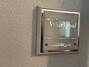 lot 203 image: Whirlpool Designerstyle Refridgerater