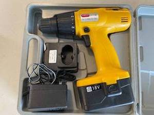 lot 213 image: American  18 Volt Cordless Drill Model 17180
