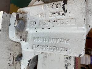 lot 220 image: Large Industrial Reed Manufacturing Vice With Very Heavy Metal Stand