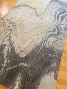 lot 234 image: Abstract Gray Area Rug