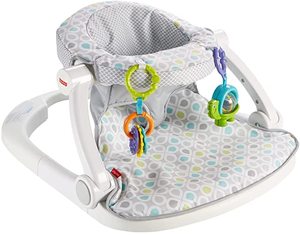 Fisher-Price Sit-Me-Up Floor Seat, Gray