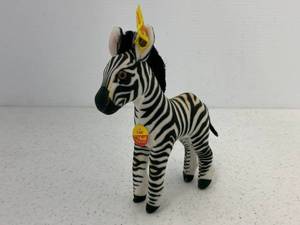 lot 21 image: Steiff Ossi Standing Zebra