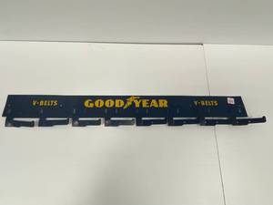 lot 50 image: Vintage GOODYEAR V-Belt Metal wall hanger Advertisment Piece