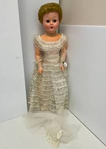 lot 51 image: Betty The Beautiful Bride doll in original box.