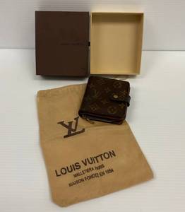 lot 59 image: Authentic Louis Vuitton Monogram Canvas Compact Zippe Wallet