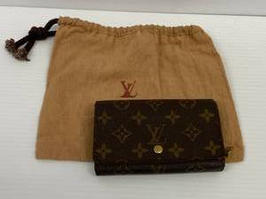 lot 60 image: Authentic Louis Vuitton Monogram Canvas Short Flap with Zip Up Coin Holder Zipper Wallet
