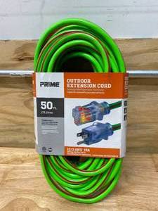 lot 49 image: PRIME Extra Heavy Duty Outdoor Extension Cord (50 ft.)