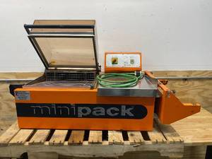 lot 33 image: Minipack FM75Sc L Bar Sealer with Shrink Chamber