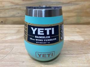 lot 55 image: YETI Rambler 10 oz Wine Tumbler, Vacuum Insulated, Stainless Steel with MagSlider Lid