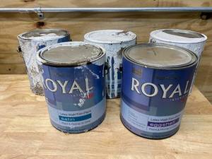 lot 120 image: ROYAL Lot of 5 Gallons of Paint & Primer in One
