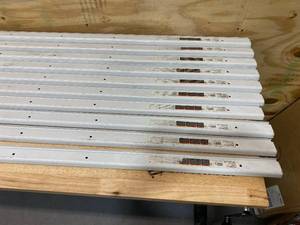 lot 94 image: CLOSETMAID Lot of 10 2826 ShelfTrack 40-Inch Hang Track, White