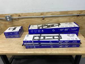 lot 95 image: CORE INNOVATIONS Lot of 6- TV Mounts