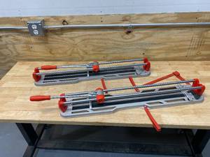 lot 131 image: RUBI Lot of 2-  26 in. Star Max Tile Cutters